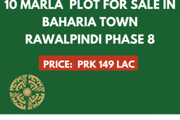 10 Marla Residential C block Bahria Town Phase 8